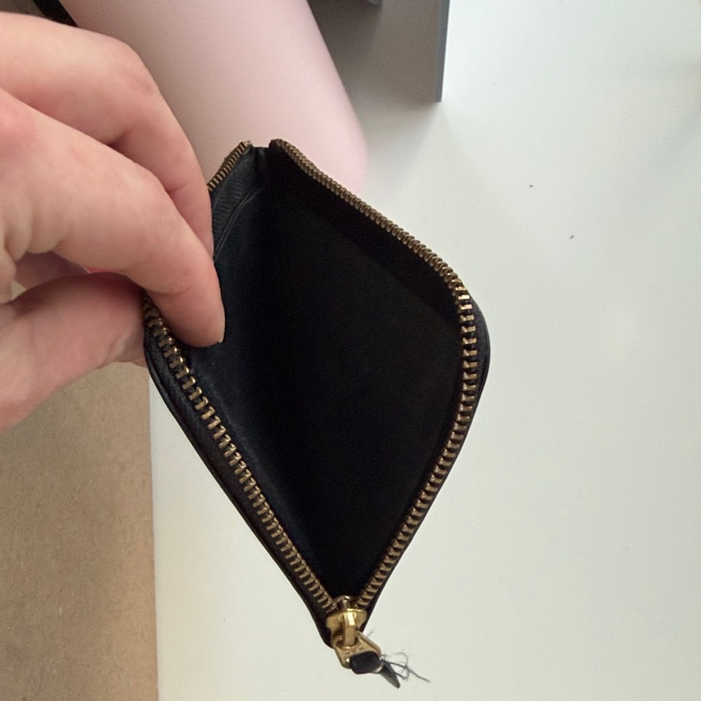 Comme des Garcons Black Embossed Leather Wallet - Picture 4 of 4